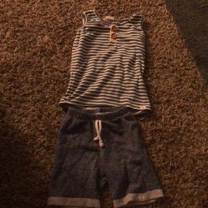 Lulu & Roo tank top and shorts set